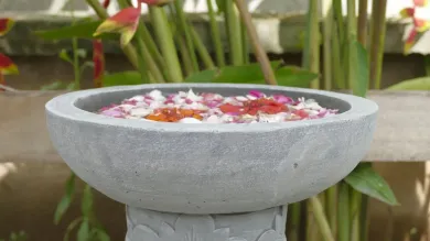 Surabaya - Schale, schlicht,  Ø 30 cm | Steinguss 